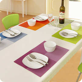 欧式长方形西餐垫隔热垫学生pvc餐垫桌垫盘垫碗垫子