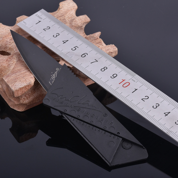 阳江一代卡片刀信用卡折叠刀便携求生名片刀折刀创意礼品刀