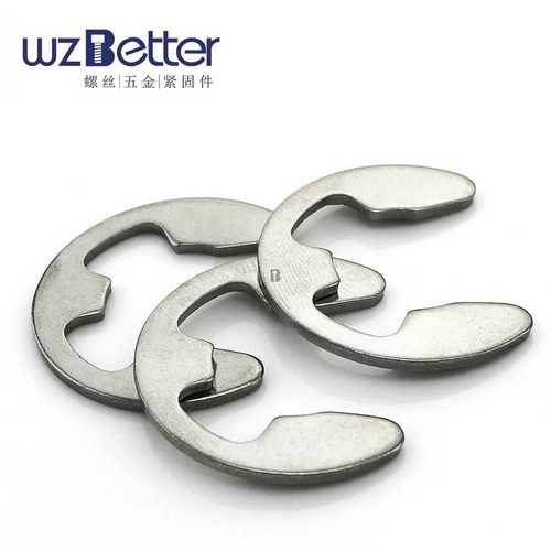 Baxter GB896 stainless steel open retaining ring E-type circlip buckle Open circlip E-type circlip￠1.5~￠15