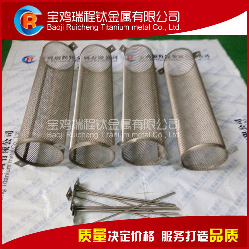 钌铱钛阳极筒 循环水处理用钛电极 纯钛网筒电解水除垢