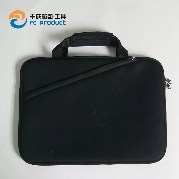 Ningbo luggage factory portable computer bag laptop computer bag diving cloth waterproof moisture-proof computer bag