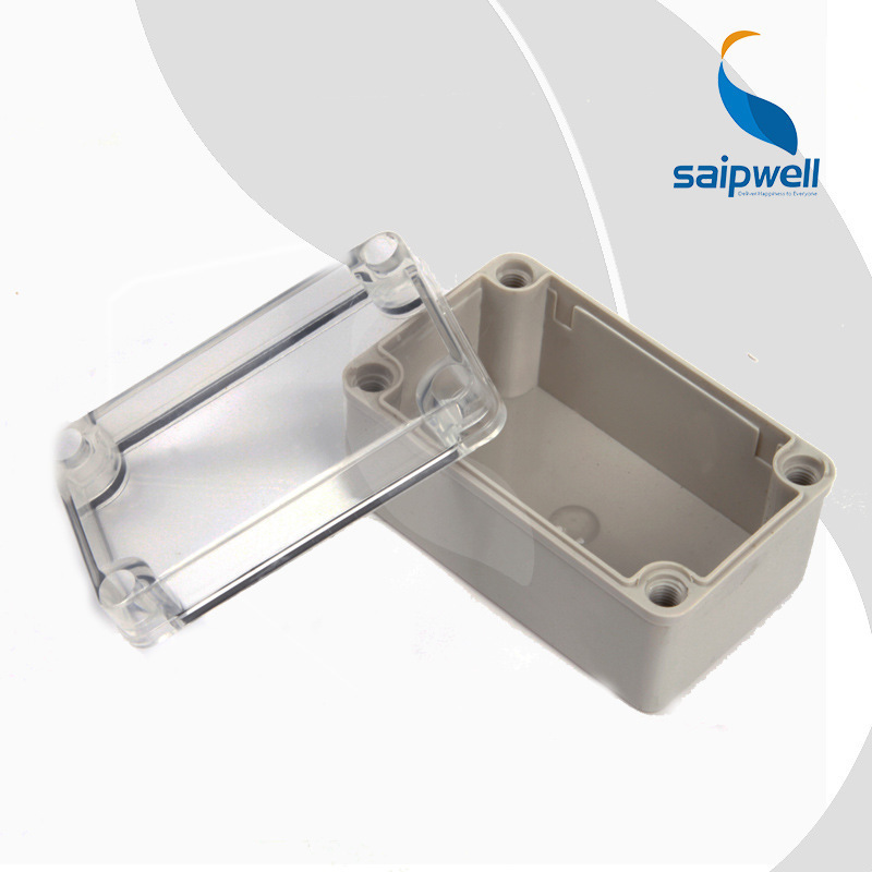 斯普威尔塑料防水接线盒 80*110*45mm透明防水盒 现做阻燃配电盒