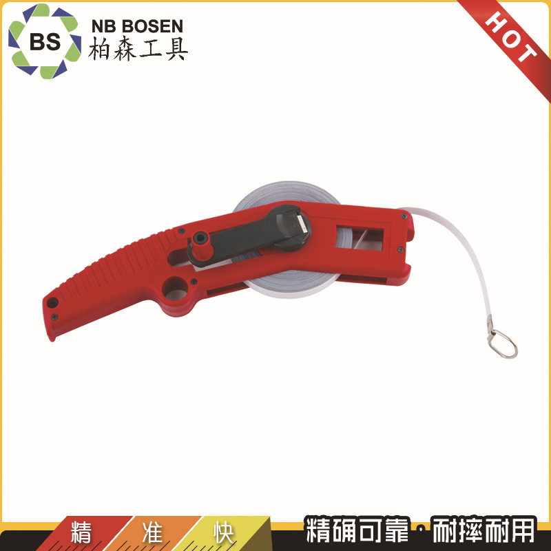 批量出售30/50米家用施工多规格塑料实用长钢卷尺