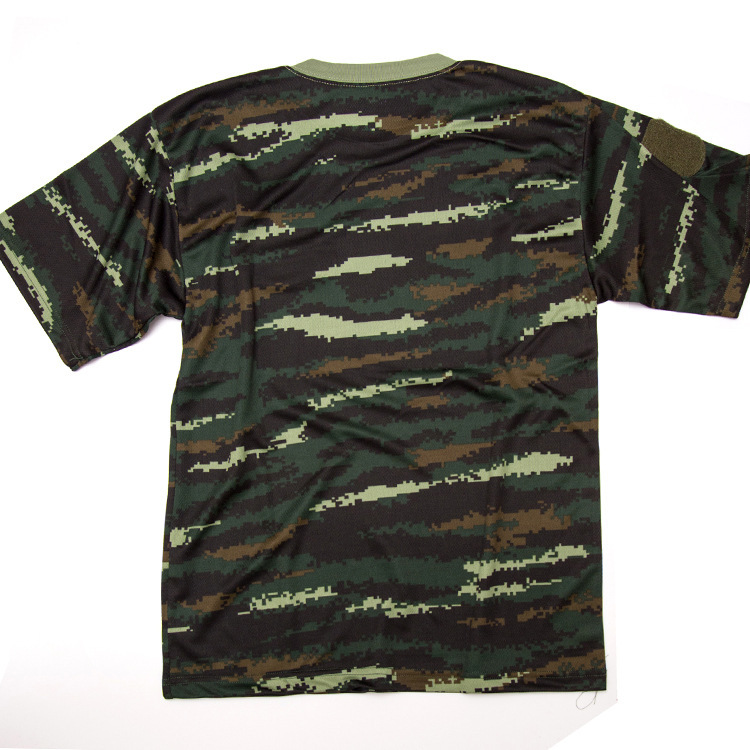 Summer Children Camouflage Short-sleeved T-shirt Trousers Military Training Students Children Men and Women Outdoor Summer Camp T-shirt Set