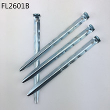 户外用品帐篷五金配件 园艺V型波浪形铁皮营地地钉23cm
