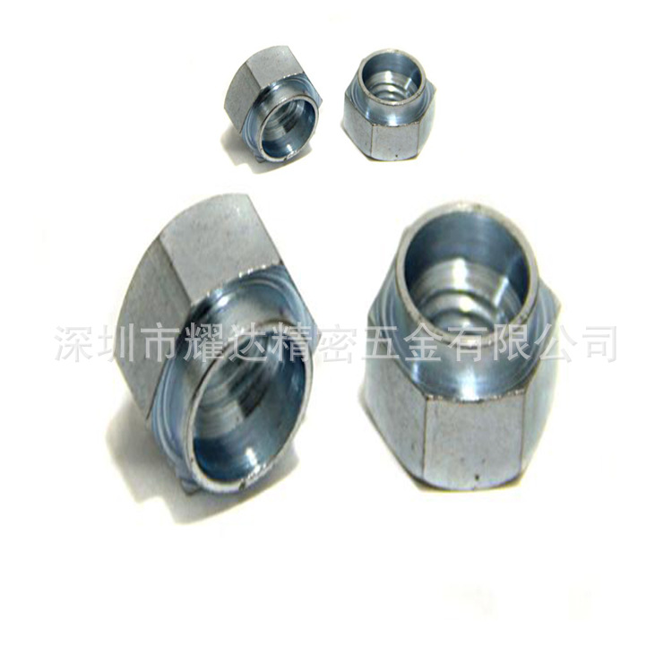 批发不锈钢六角螺丝 六角锁紧螺母 T型防松螺母 螺丝螺钉