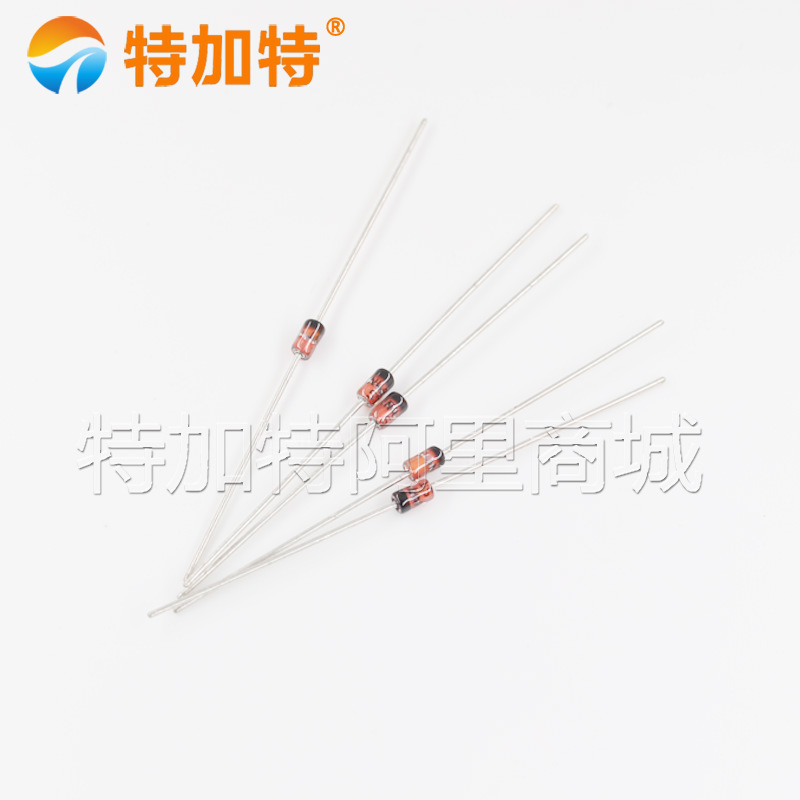 1n4148直插二极管 IN4148 DO-35开关二极管 插件玻璃封装开关管