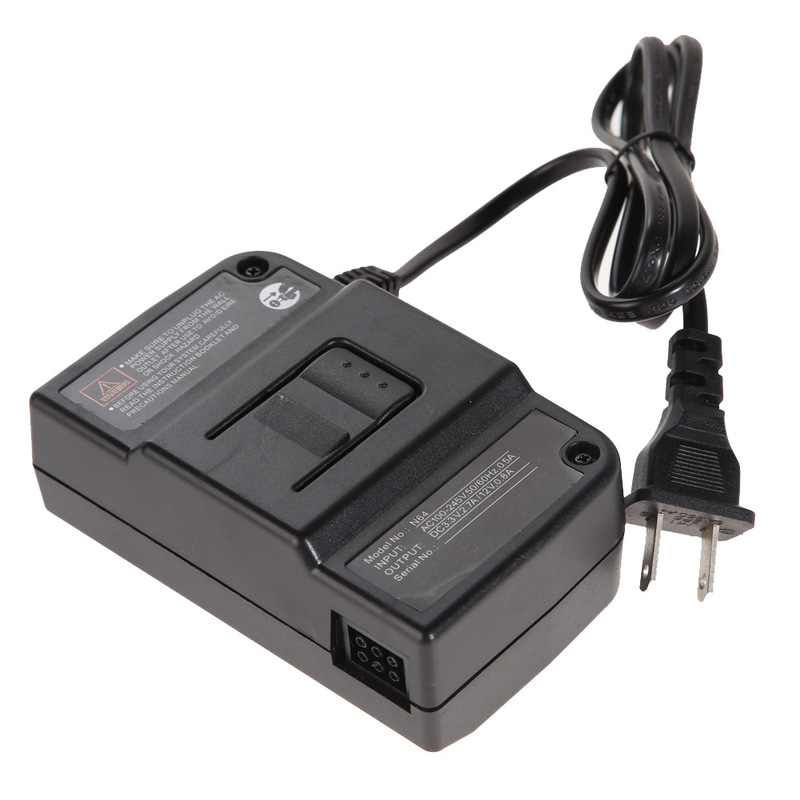Suitable for Nintendo N64 Charger, Nintendo 64 Us Standard and European Standard Power Adapter