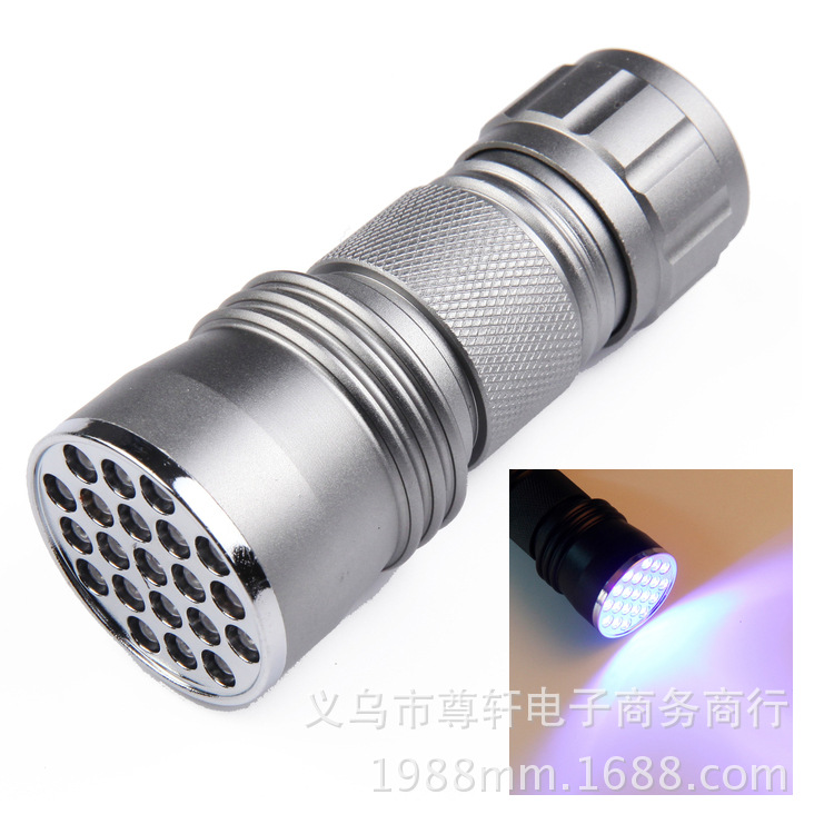 21LED Purple Light Flashlight LED Purple Light Ultraviolet UV…