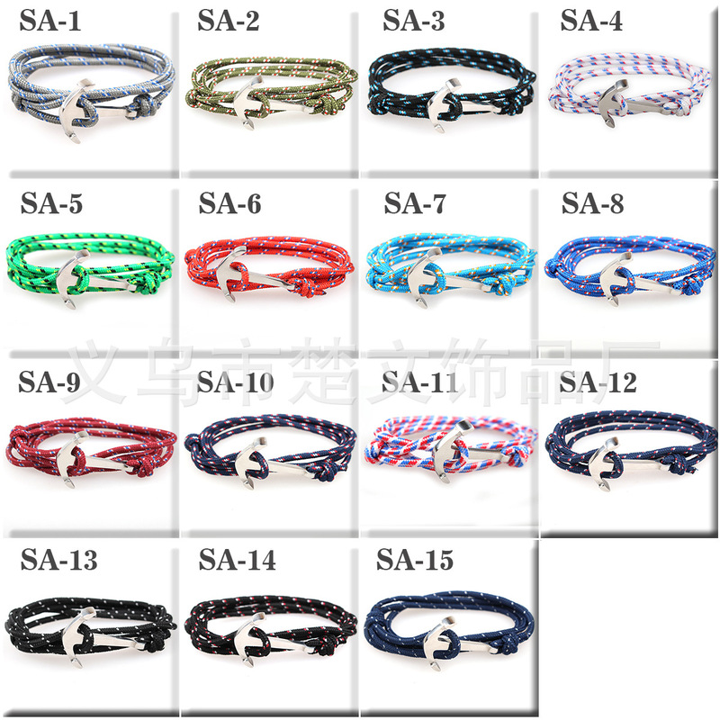 Genuine Titanium Steel Stainless Steel Hook Anchor Bracelet for Men and Women Couple Watch Companion VIKINGS Pirates