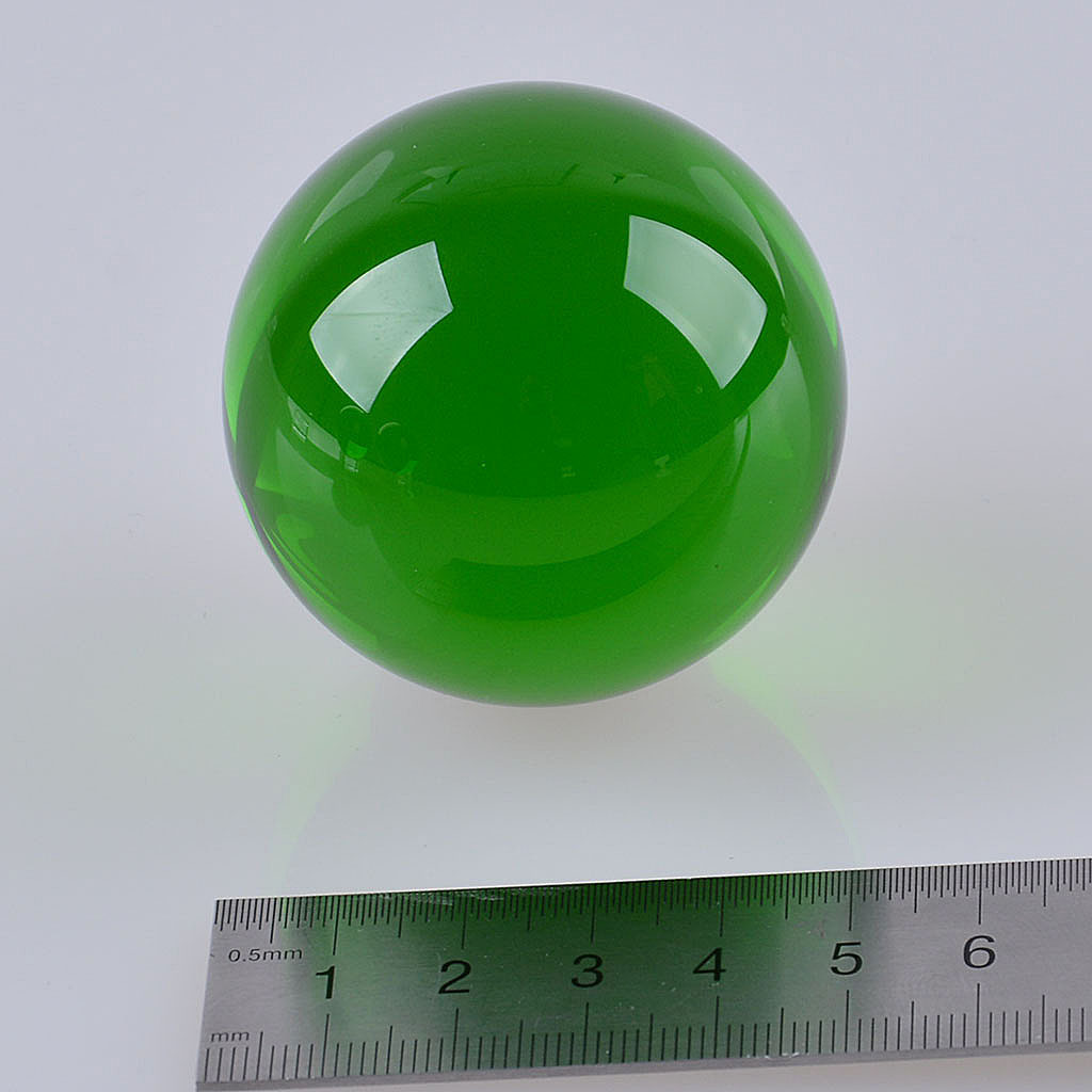 Bola de cristal colorida 50mm cristal K9 Bola 8 color artesanía decoración de escritorio al por mayor fuente de la fábrica bola de cristal