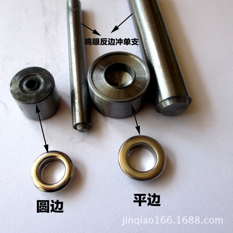 Mano ojal punzón instalación ojal molde anillo hebilla herramienta de molienda hebilla hueca instalación vapor ojo herramienta traje