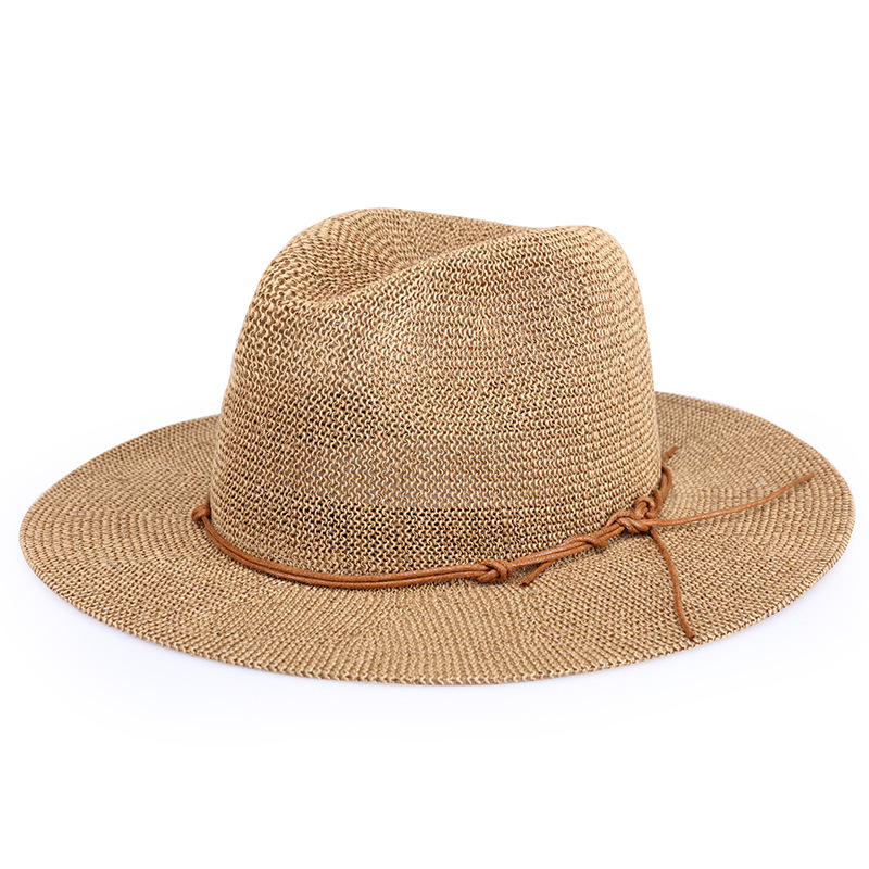 Sombrero Verano 2020 nuevo hilo de paja sombrero para el sol de las mujeres neutral refrescante sombrero fresco moda sombrero de las mujeres fábrica lote directo