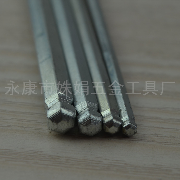 3456球头镀锌加硬六角增力扳手自行车山地车童车配货工具镀锌扳手