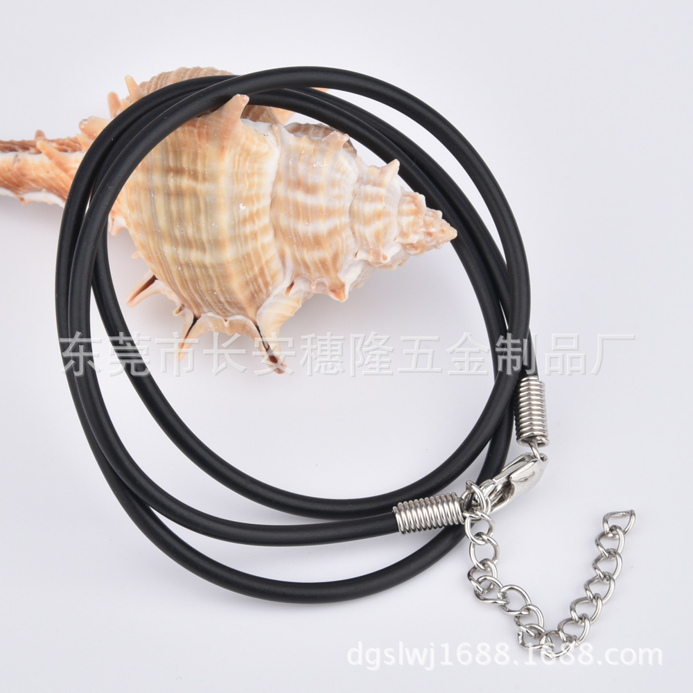 供应各种规格牛皮绳 PU绳 PU项链 真皮皮绳吊绳  服装吊绳