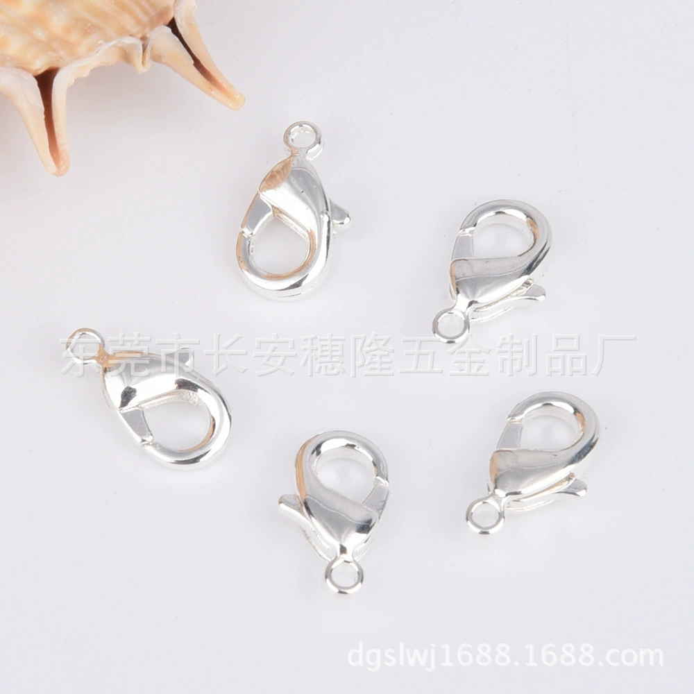 Supply of various materials lobster buckle Japanese characters buckle water dripping electroplating, various colors of various colors are large