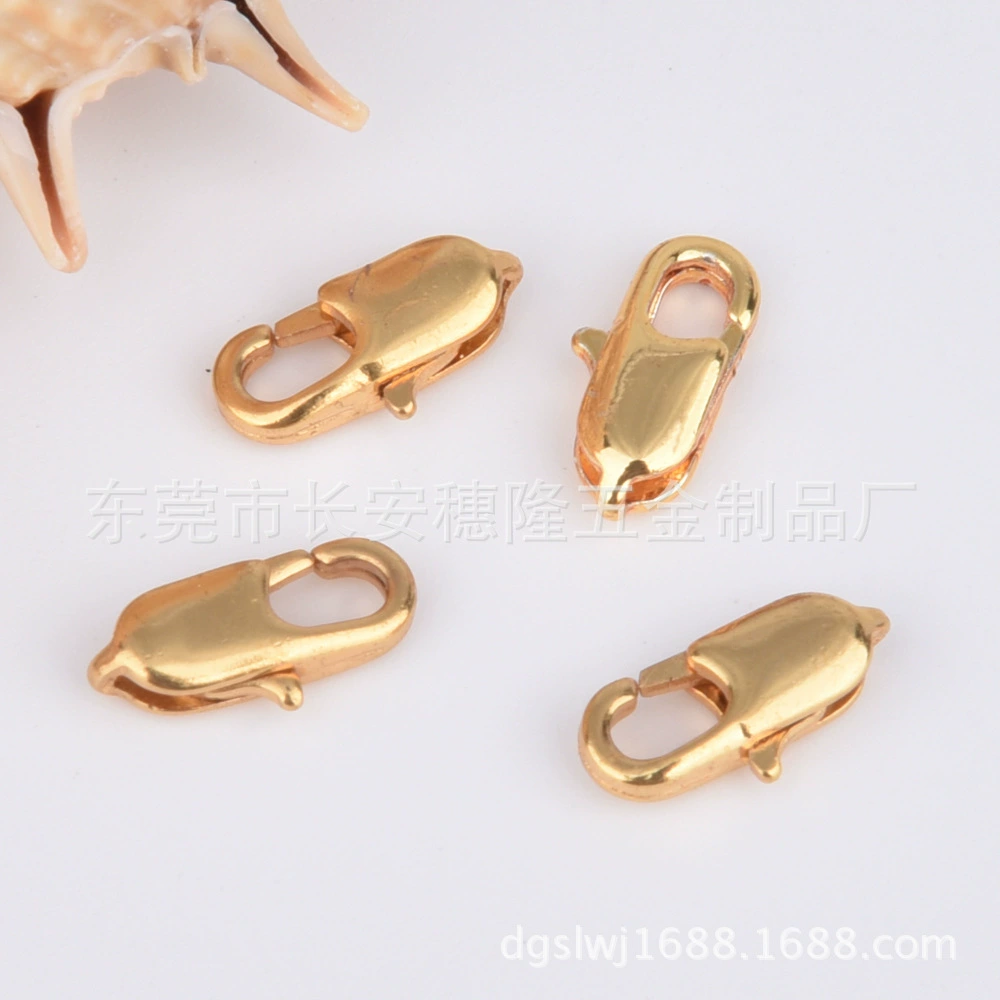 Supply of various materials lobster buckle Japanese characters buckle water dripping electroplating, various colors of various colors are large