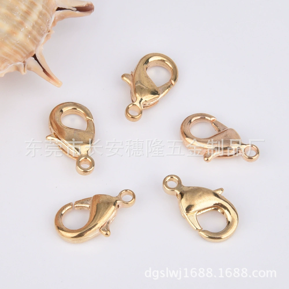 Supply of various materials lobster buckle Japanese characters buckle water dripping electroplating, various colors of various colors are large