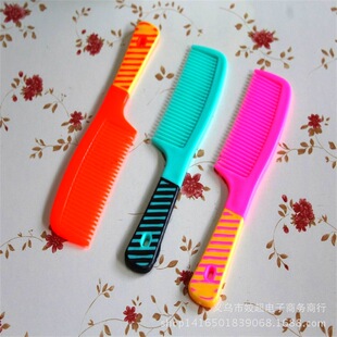 Hairdressing Comb New Material Colorfulful Plastic Comb 25 Pcs/package Fine-toothed Comb