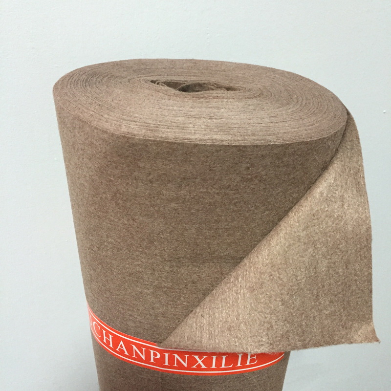 多色领底尼 西服领底绒 90CM*30M/卷 咖啡色 色号6号