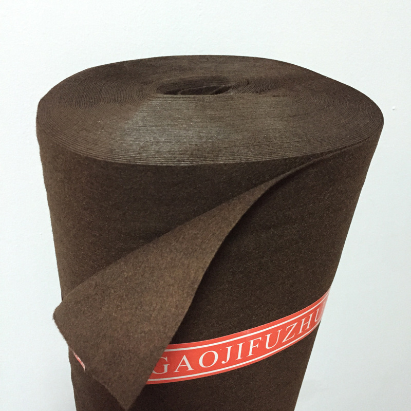 领底呢 适用西装大衣领底 90CM*30M/卷 棕色领呢色号8号