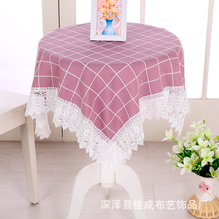 Colorful Grace Fabric Bedside Table Cover Dust Cover Multi-Purpose Towel Cover Small Tablecloth Dropshipping
