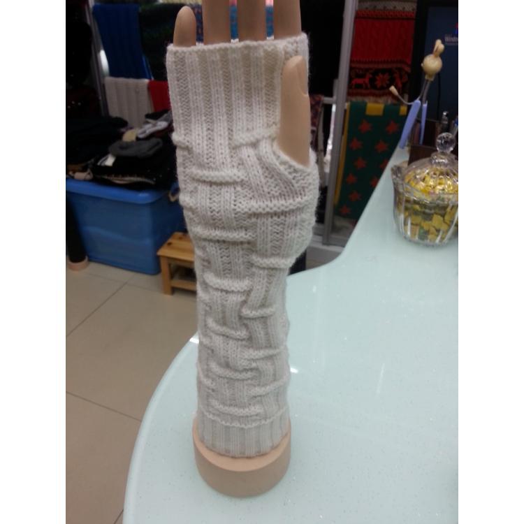 Venta caliente fábrica de punto procesamiento todo tipo de fibra acrílica Cachemira giro Cruz 8 ocho caracteres jacquard manga del brazo al por mayor