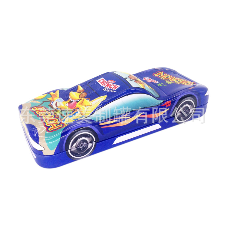 厂家汽车笔盒马口铁文具盒车仔笔盒 笔盒 翻盖双层笔盒铁盒