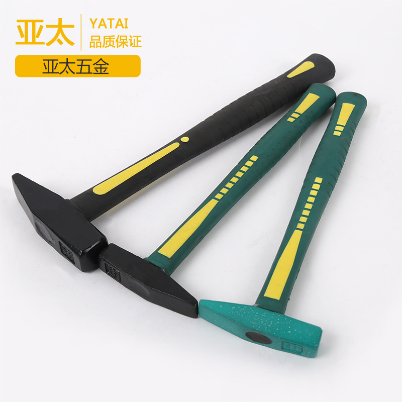 【厂家供应】 钳工尖头锤 斩口锤 钣金锤 平口锤 包塑柄钳工锤