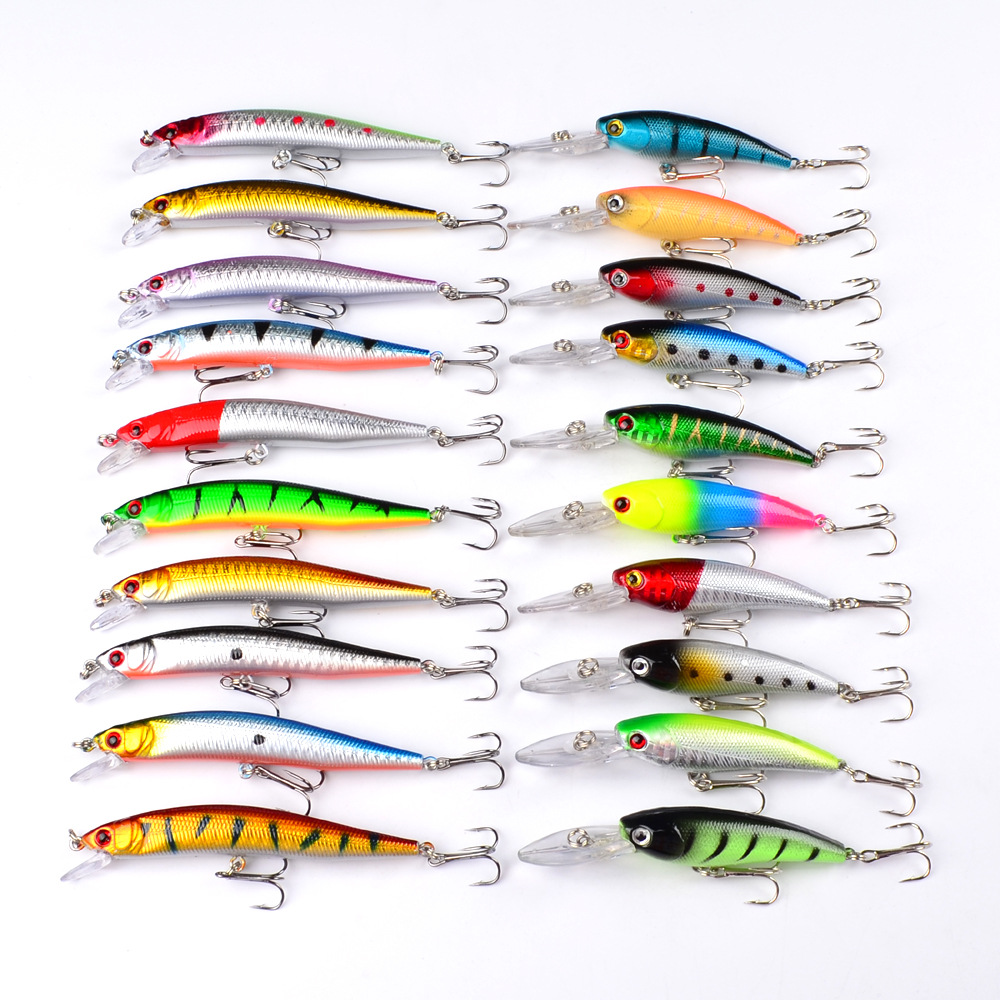 Mino Set Luya Select 20 Color Bait Mixed Color 2 Size 2 Weight E-commerce Fishing Tackle Bait DWS251_voghion.com