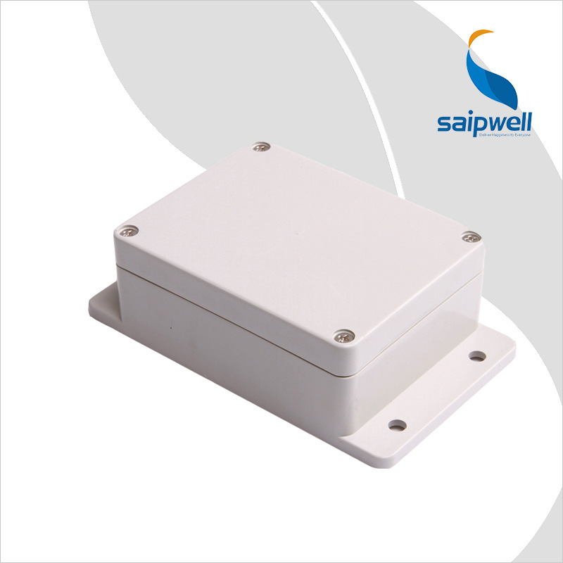斯普威尔供应115*90*55mm塑料防水盒 带固定耳接线盒 工业过线盒
