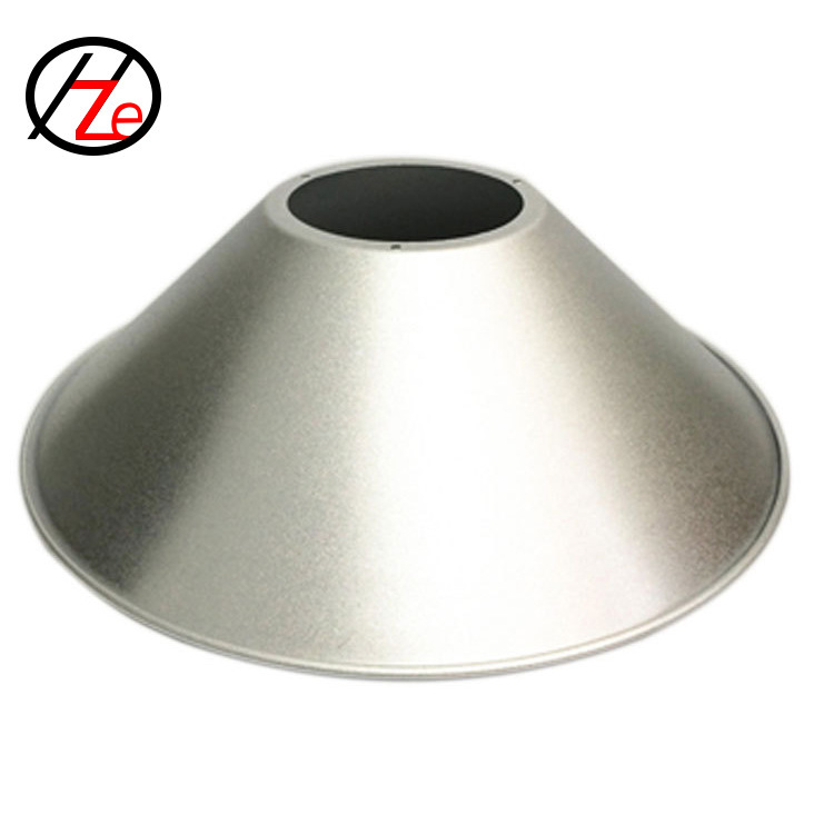 Spin Processing Led Industrial and Mining Lamp Aluminum Cover Floodlight Floodlight Lampshade Drawing Rotary Processing Waterproof