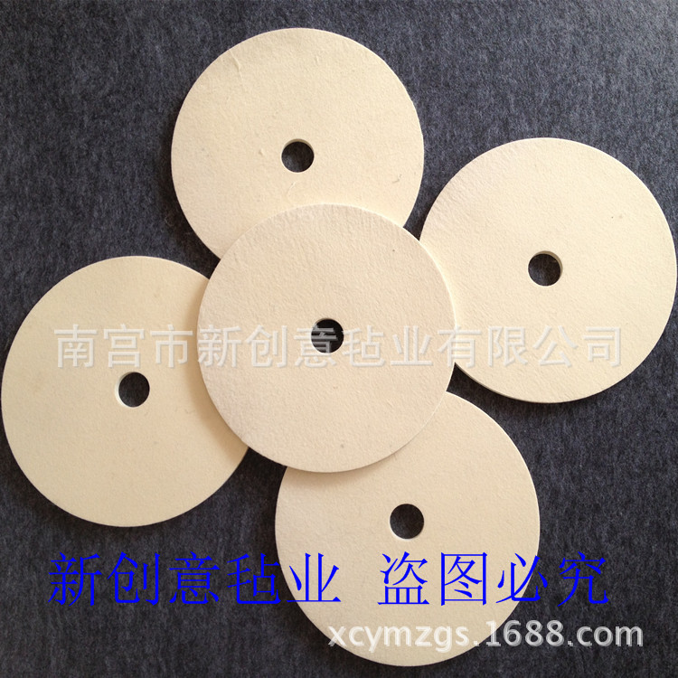 厂家批发200平面毛毡轮镜面抛光轮抛光羊毛轮抛光毡