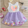 Recommended summer children's skirt wholesale sweet love sticks flower dress foreign trade original single candy color children's skirt