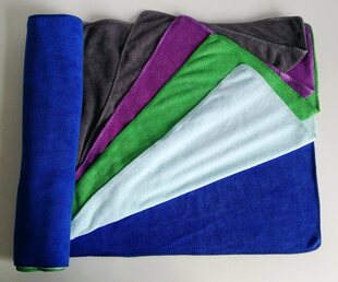 40*80cm foreign trade tail goods low price clearance large towel weft knitted microfiber 300gsm