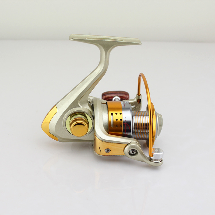 Pequeño carrete de pesca mini mi150 Carrete de pesca Rueda de varilla de roca Rueda de varilla de balsa Rueda de pesca de rueda asiática