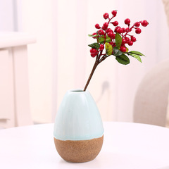 Wholesale artificial flowers foam flowers red Christmas berries blueberries dining table hotel decoration flowers artificial flower ornaments