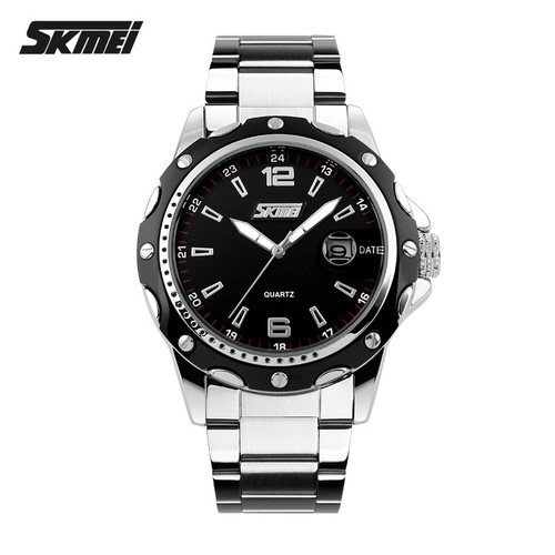 Shimei 0992 new men's watch new fashion waterproof silicone watch pointer watch steel band quartz watch