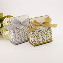 结婚喜糖盒 金色梦幻糖果盒子 银色年华小礼品袋 婚礼立体回礼盒