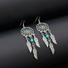 Dream Catcher Fatty Ear Po Mengwang earrings popular new WISH hot selling hollow ear ringgirl