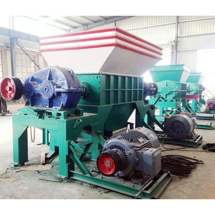 1500大进料口双轴撕碎机 轮胎抽丝机 废旧板材破碎机