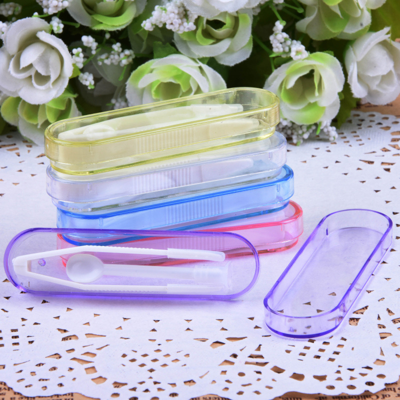 Glasses accessories contact lenses matching tweezers rod box 331 clip box set large favorably