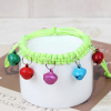 Colorful spray paint, woven small bell handmade, choker, headband, cat, wholesale