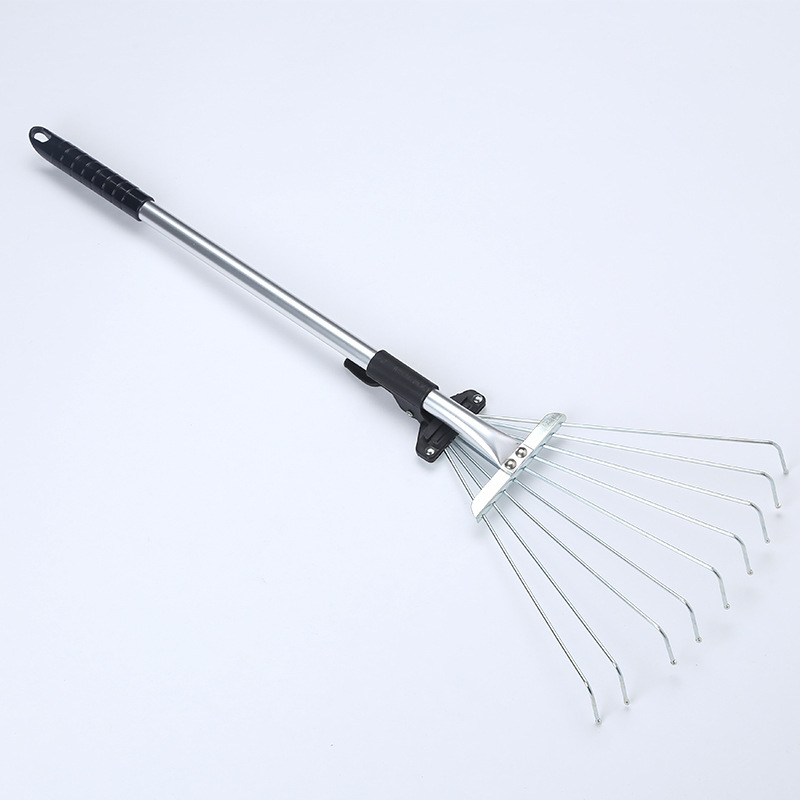 Rake de alambre de acero del Rake del jardín herramienta de jardín de acero inoxidable cabeza redonda Rake