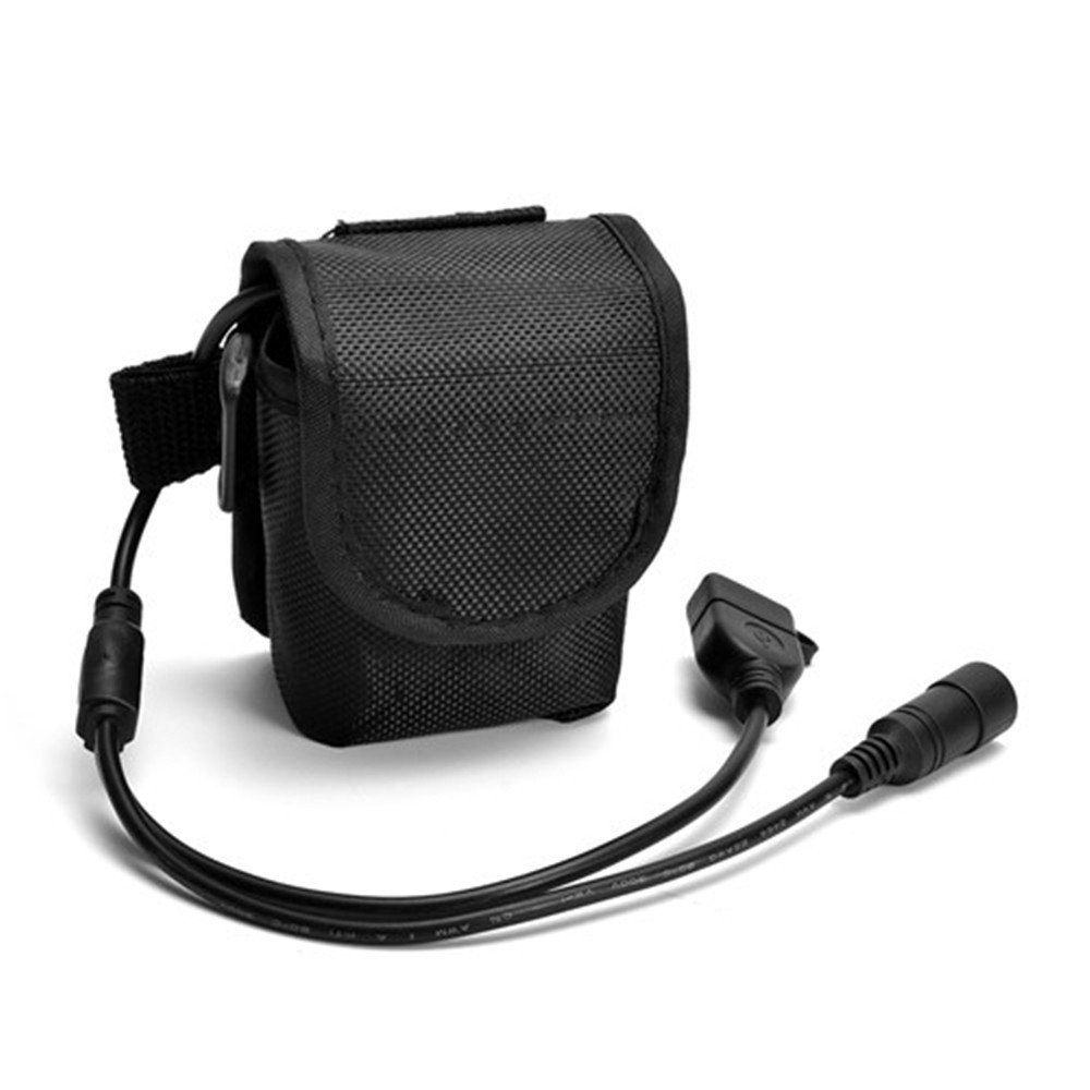 8.4V自行车灯电池组4.2v 6节18650DC+USB二合一电池包