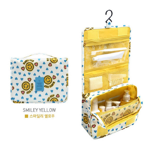 New color travel storage bag hook wash bag hanging storage bag cosmetic bag foldable portable organizer bag