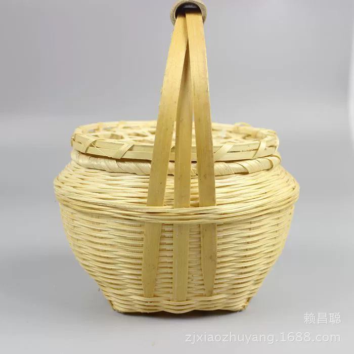 Fruit woven storage basket, handmade