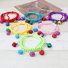 Colorful spray paint, woven small bell handmade, choker, headband, cat, wholesale