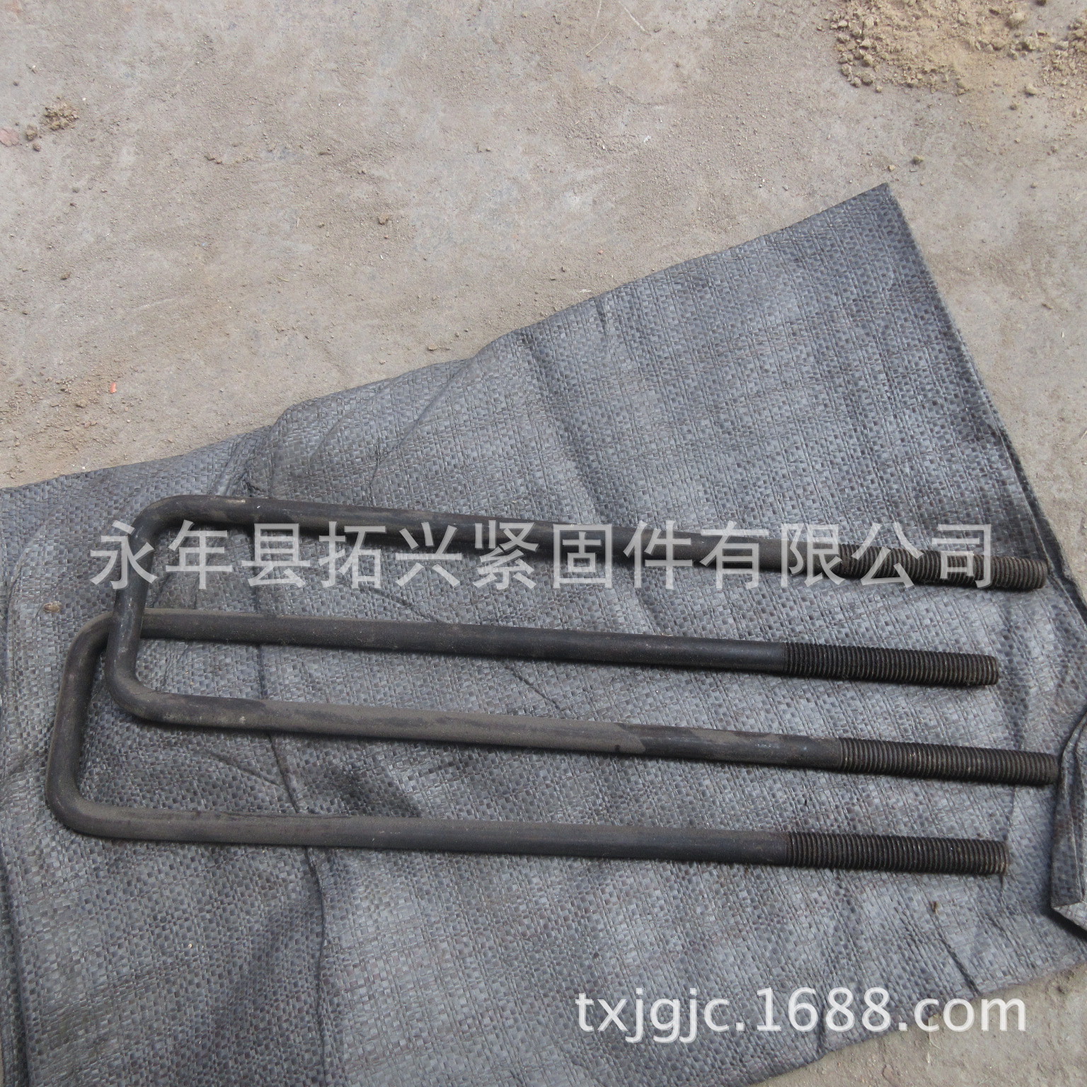 厂家直销 方卡子 本色U型方卡 桥梁建筑用方形卡子 方U型丝