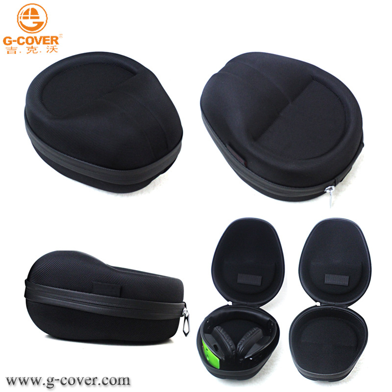 厂家直销蓝牙耳机包魔音尼龙耳机盒头戴式大耳机包EVA耳机收纳包